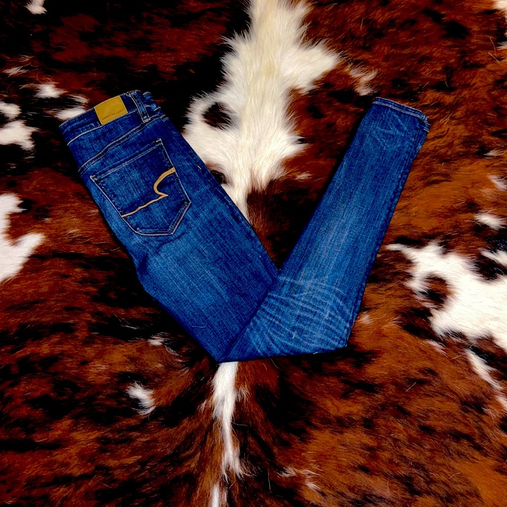 COPY - High-rise, ankle-skinny jeans